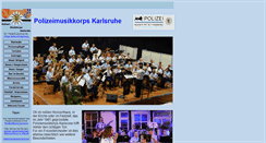 Desktop Screenshot of polizeimusikkorps.de